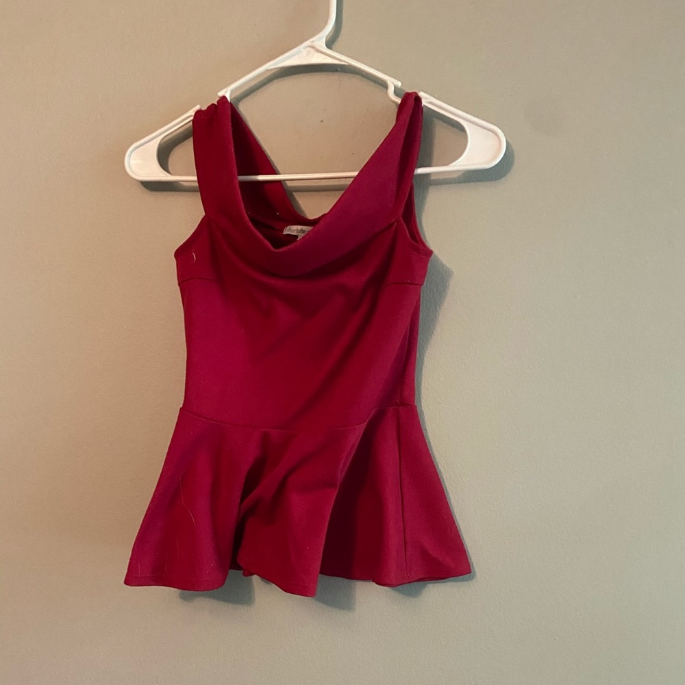Charlotte Russe peplum blouse